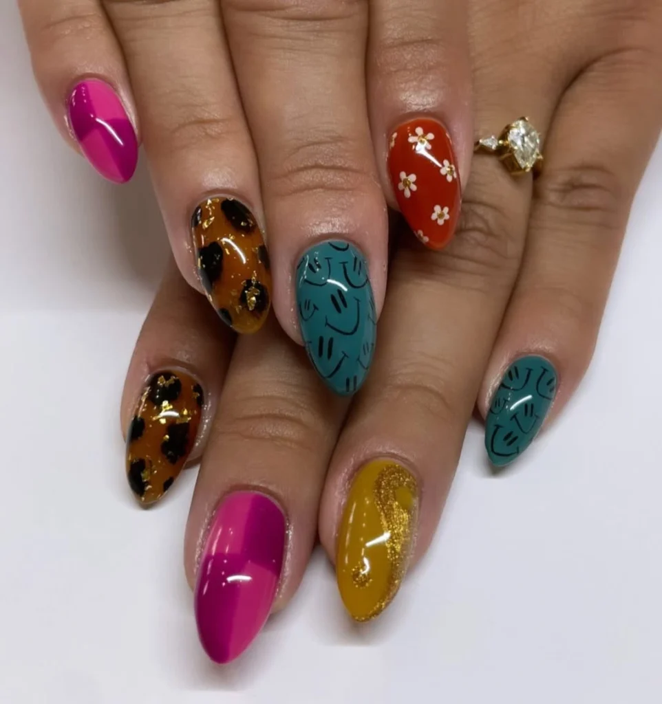 Match Jewel Tone Nails with Nail Art