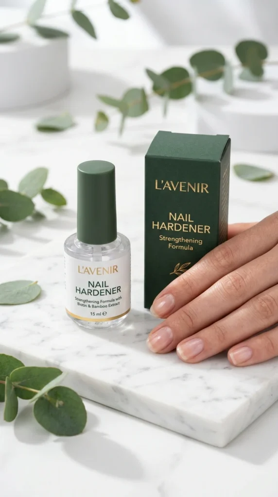 Nail Hardener Bottle Green Box