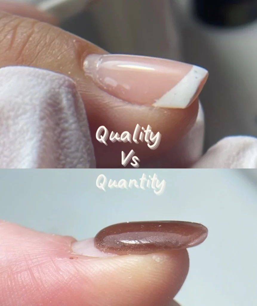 quality vs quantity nail art mistakes