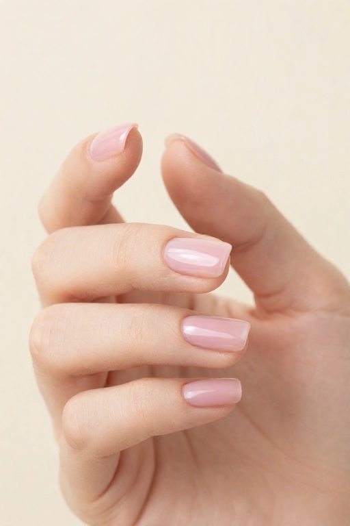 Ballet Pink Sheer Jelly Nails