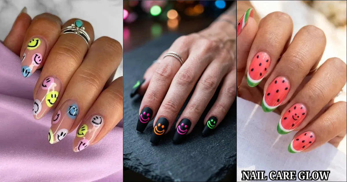 Summer Smiley Face Nails: 20 Happy Designs You’ll Love